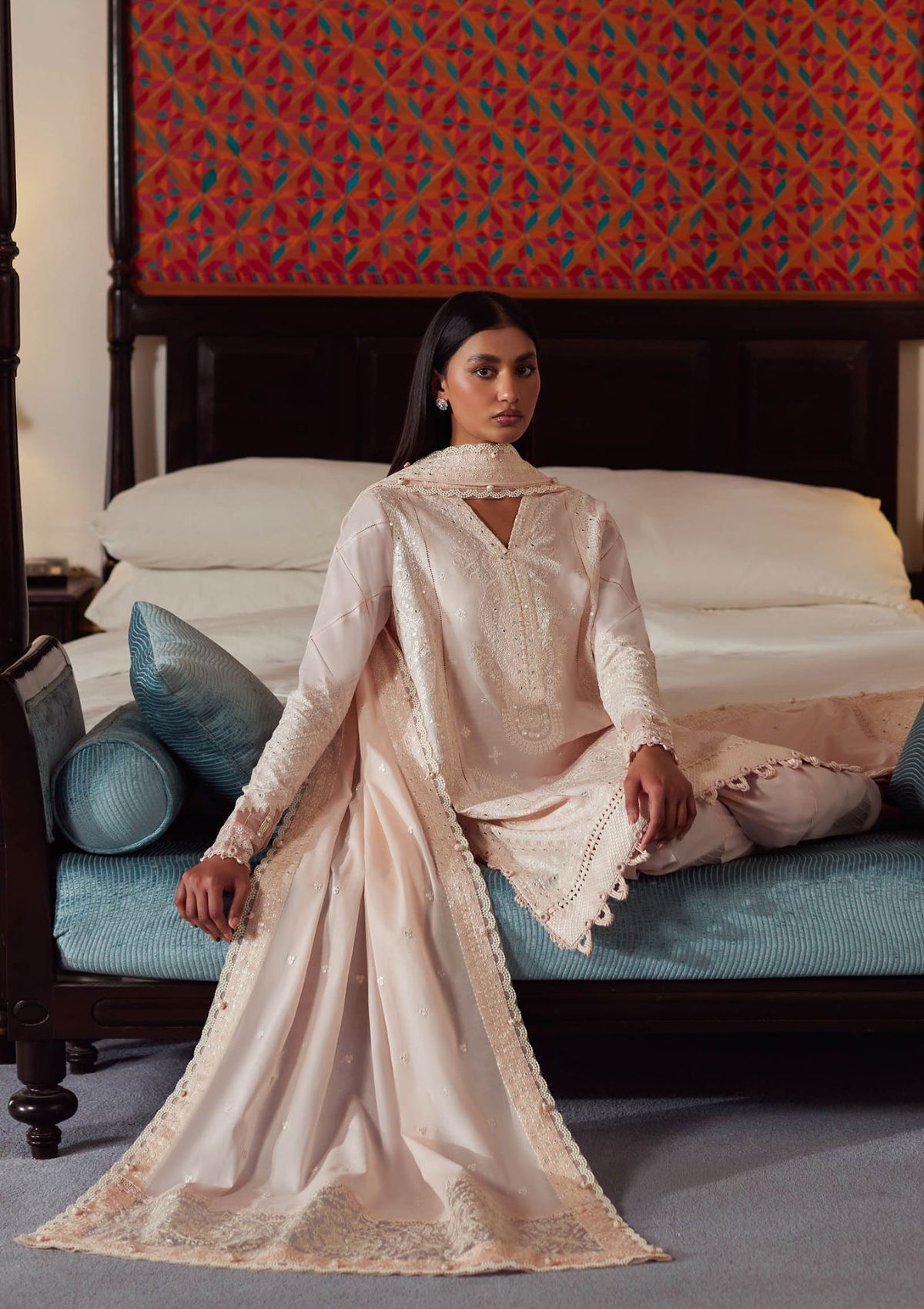 Elan Lawn'24 ZEINA (EL-12 B) - Mohsin Saeed Fabrics