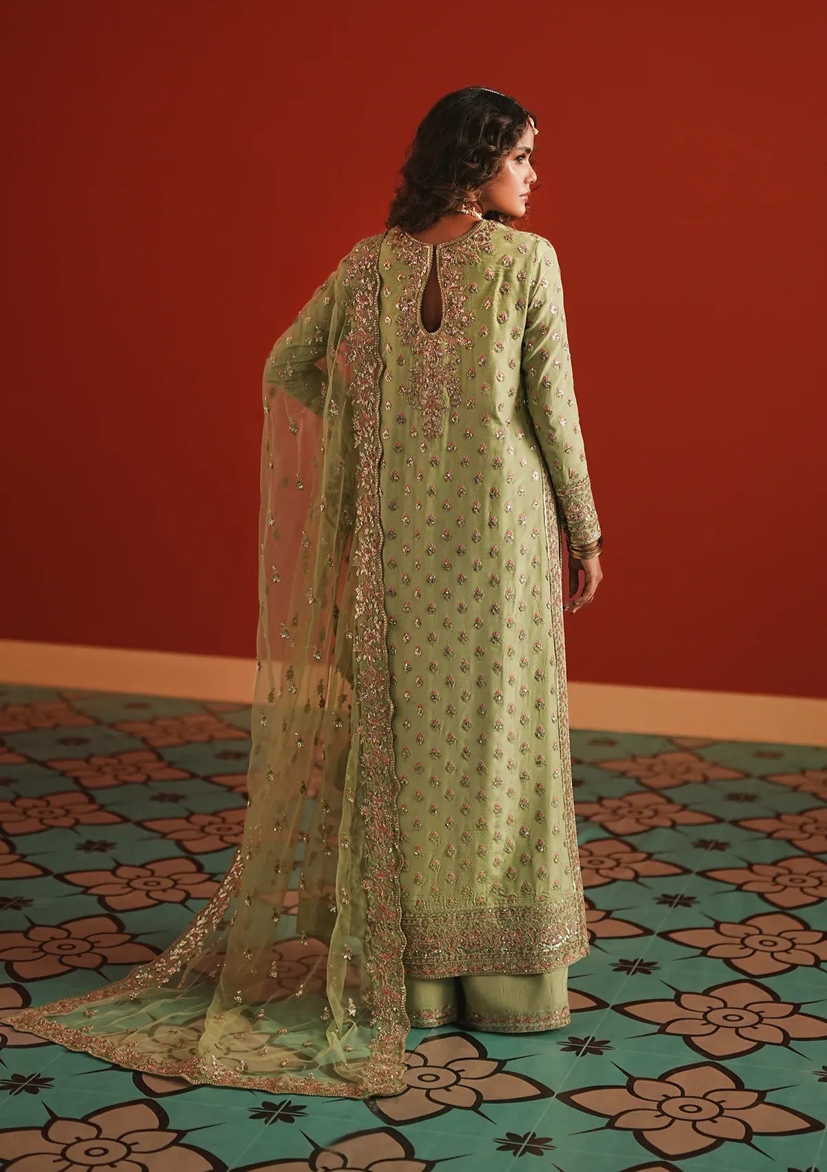 Afrozeh Divani Silk Edit'25 D-05 Shahwar