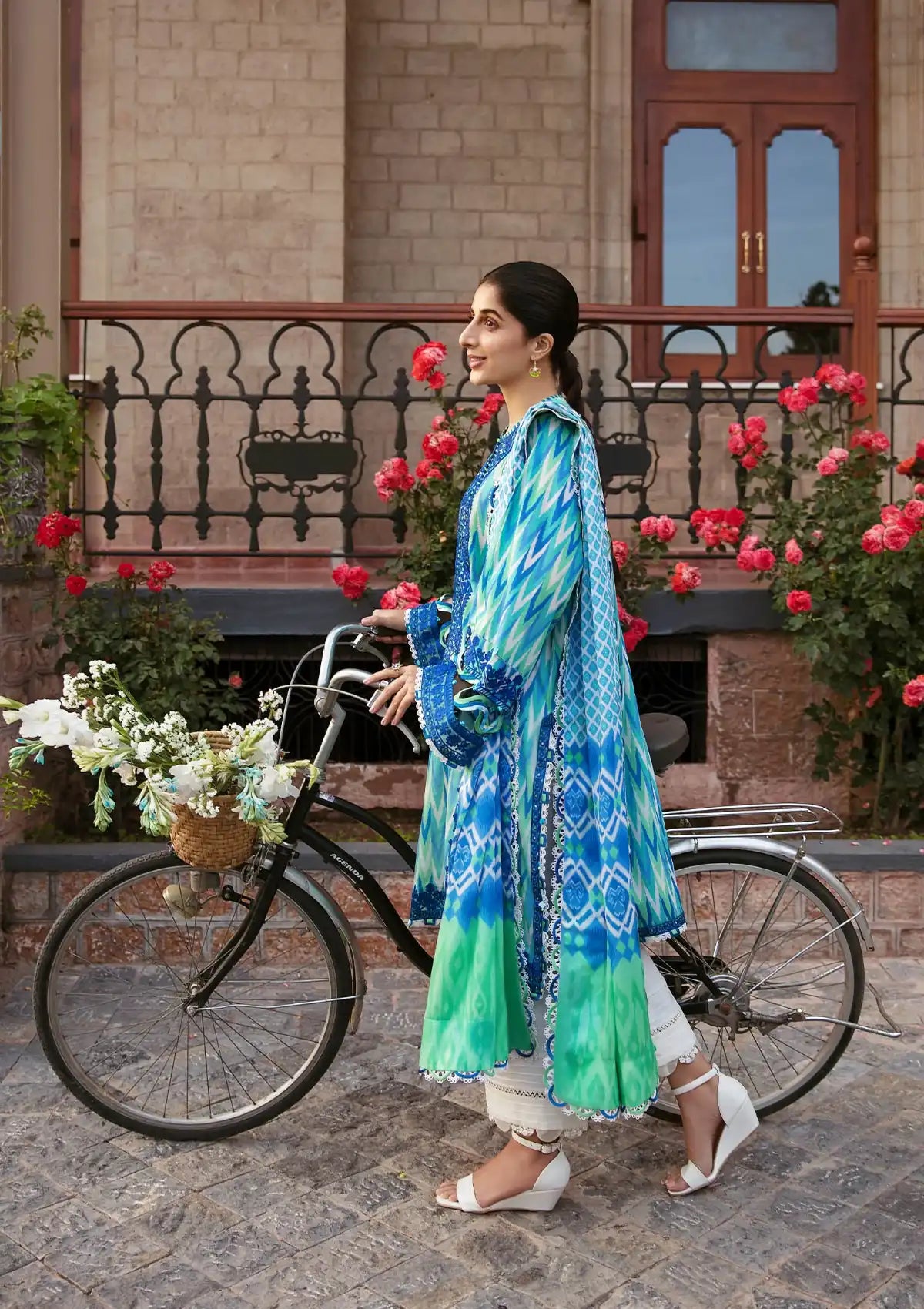 Zaha Festive Lawn'23 ZF23-10 - Mohsin Saeed Fabrics