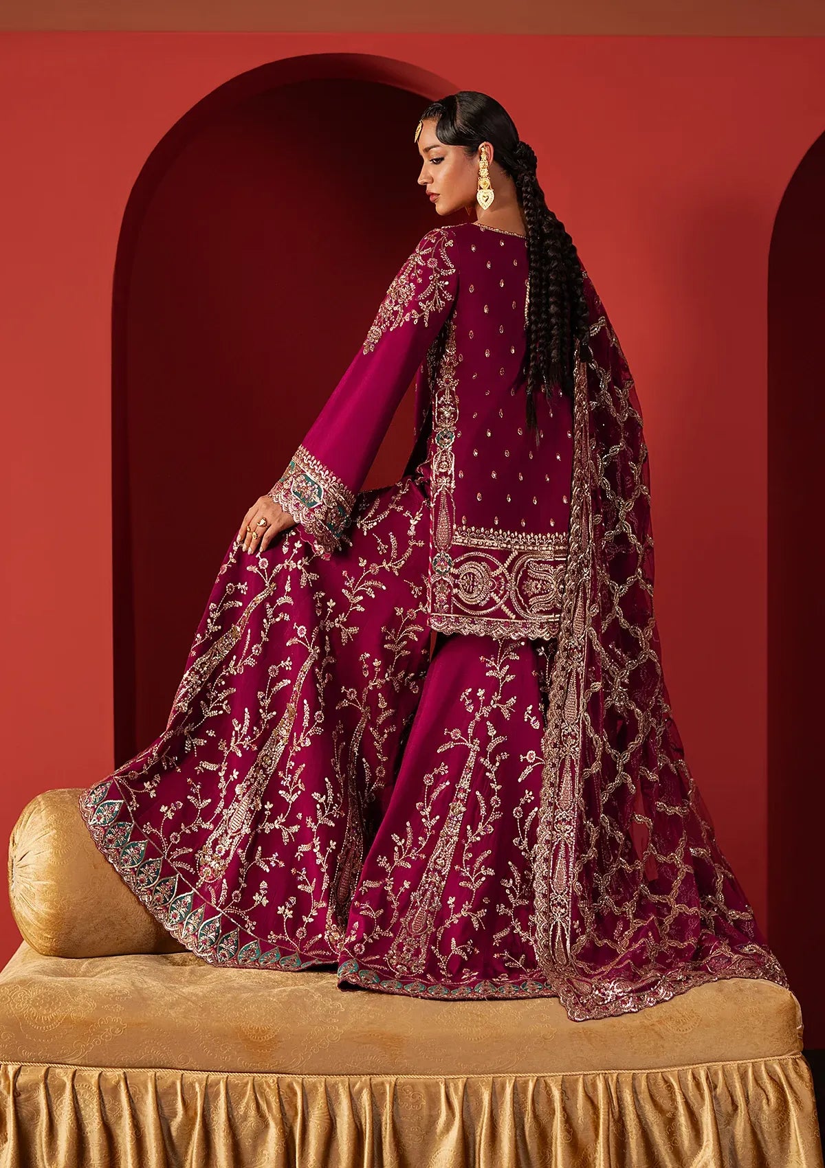 Afrozeh Divani Silk Edit'25 D-09 Shamal