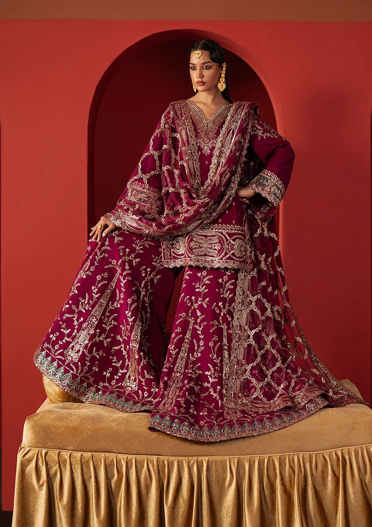 Afrozeh Divani Silk Edit'25 D-09 Shamal