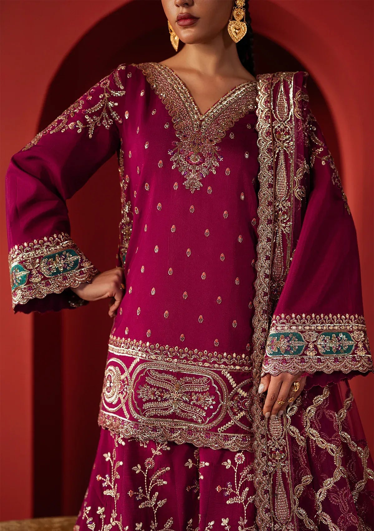 Afrozeh Divani Silk Edit'25 D-09 Shamal