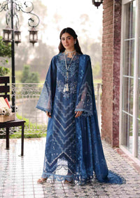 Sardinia Emb Lawn Eid Edit'26 D-1706 Terrace Blue