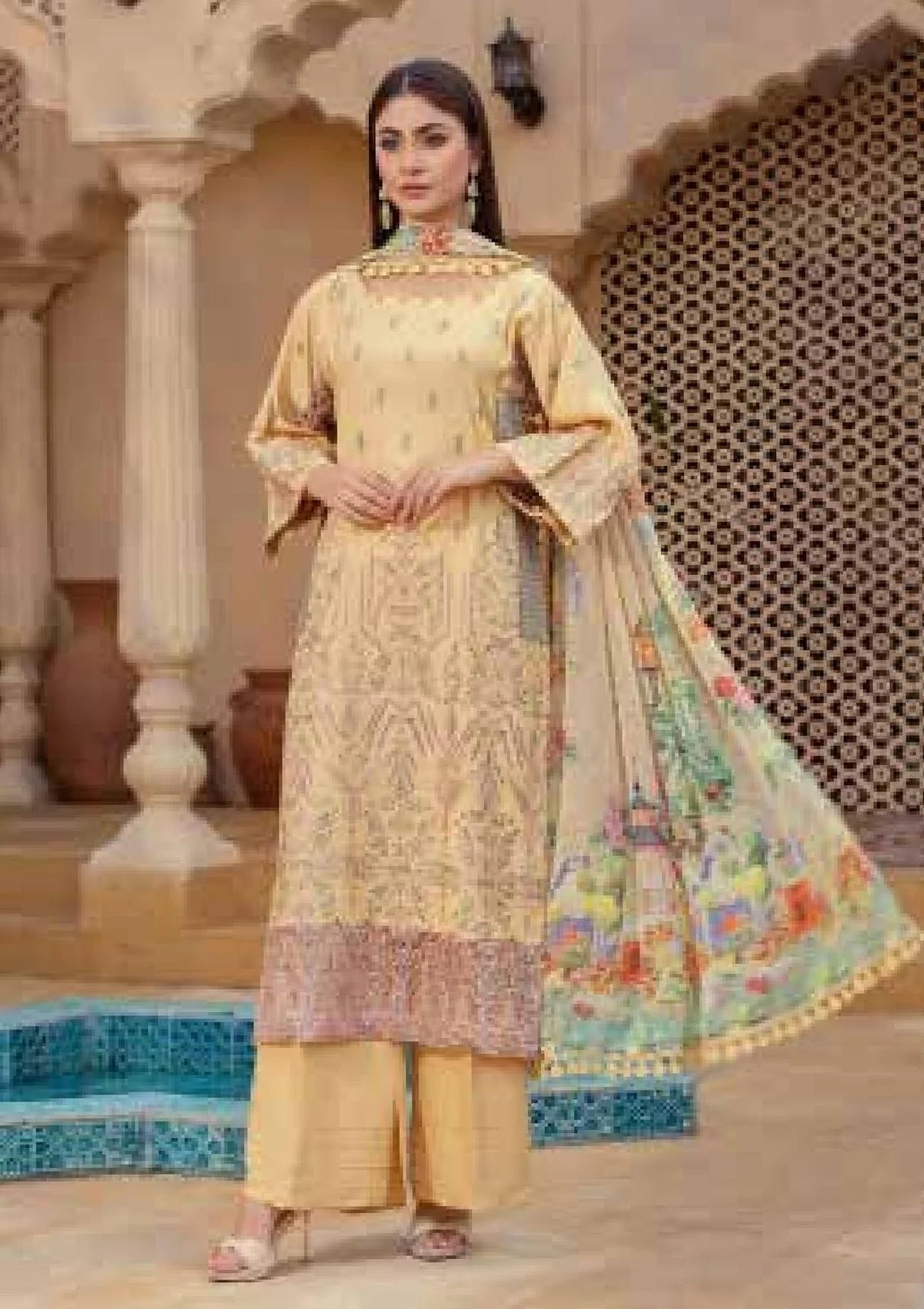 Kashish By Wania'23 Vol-01 WP-304 - Mohsin Saeed Fabrics