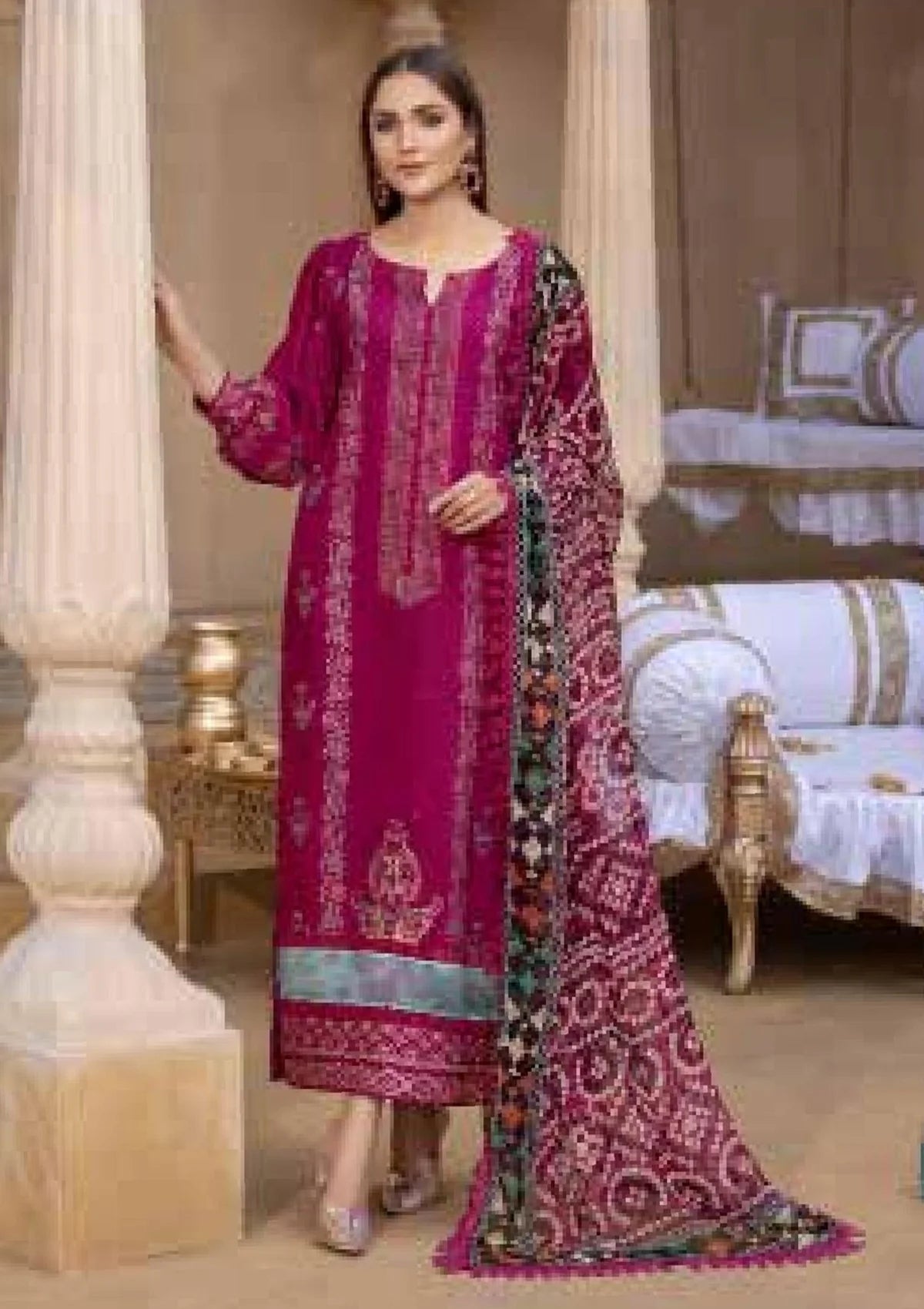 Kashish By Wania'23 Vol-01 WP-307 - Mohsin Saeed Fabrics