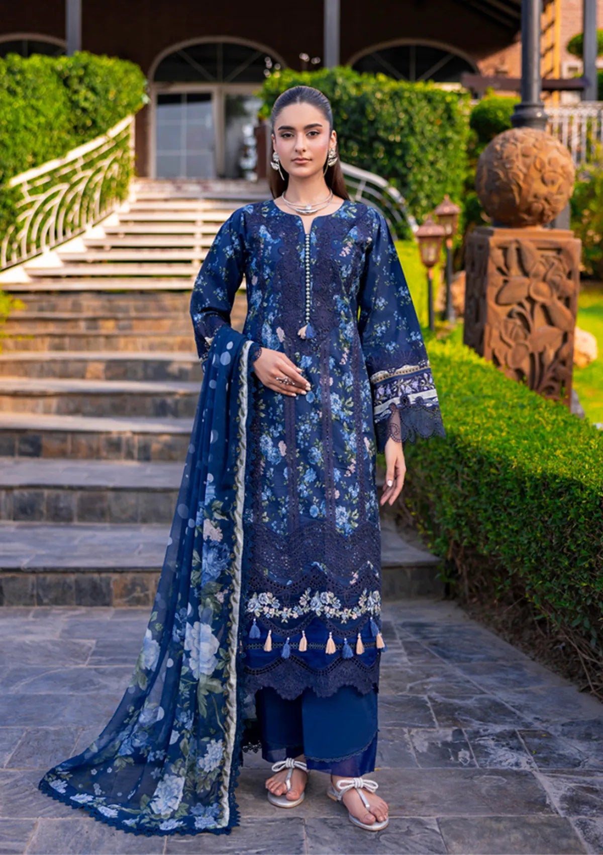 Eshaisha Printed & Emb Lawn Vol-3'26 EA-5591