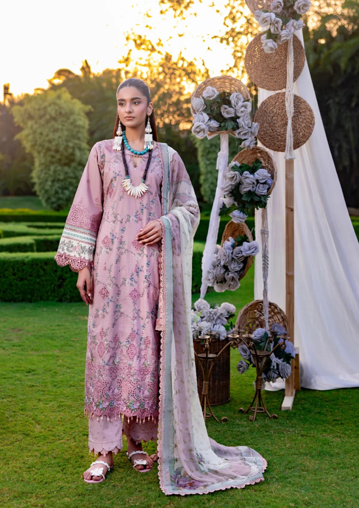 Eshaisha Printed & Emb Lawn Vol-3'26 EA-5592