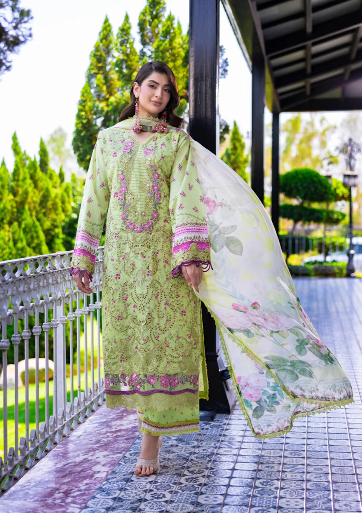 Eshaisha Printed & Emb Lawn Vol-3'26 EA-5593