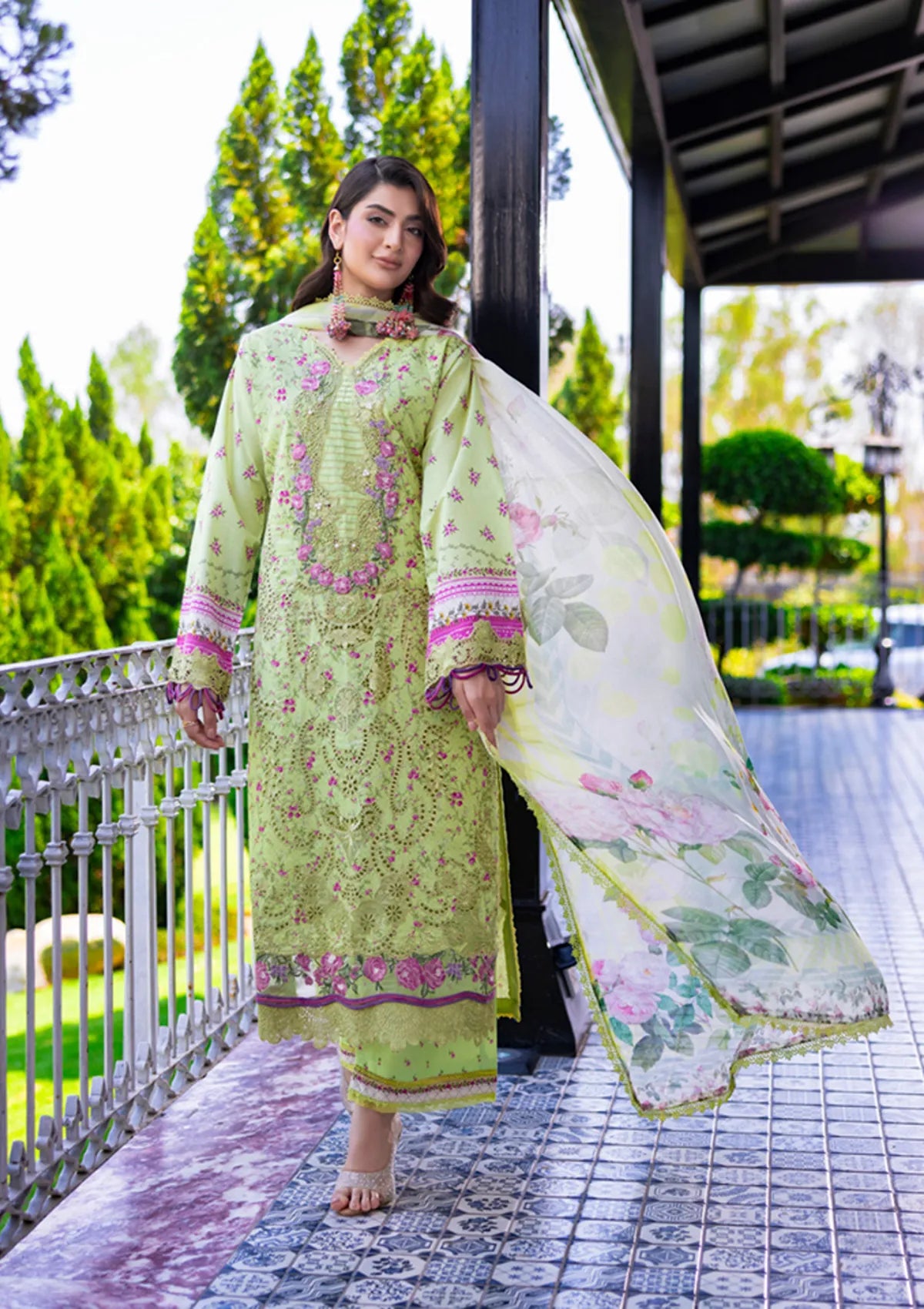 Eshaisha Printed & Emb Lawn Vol-3'26 EA-5593