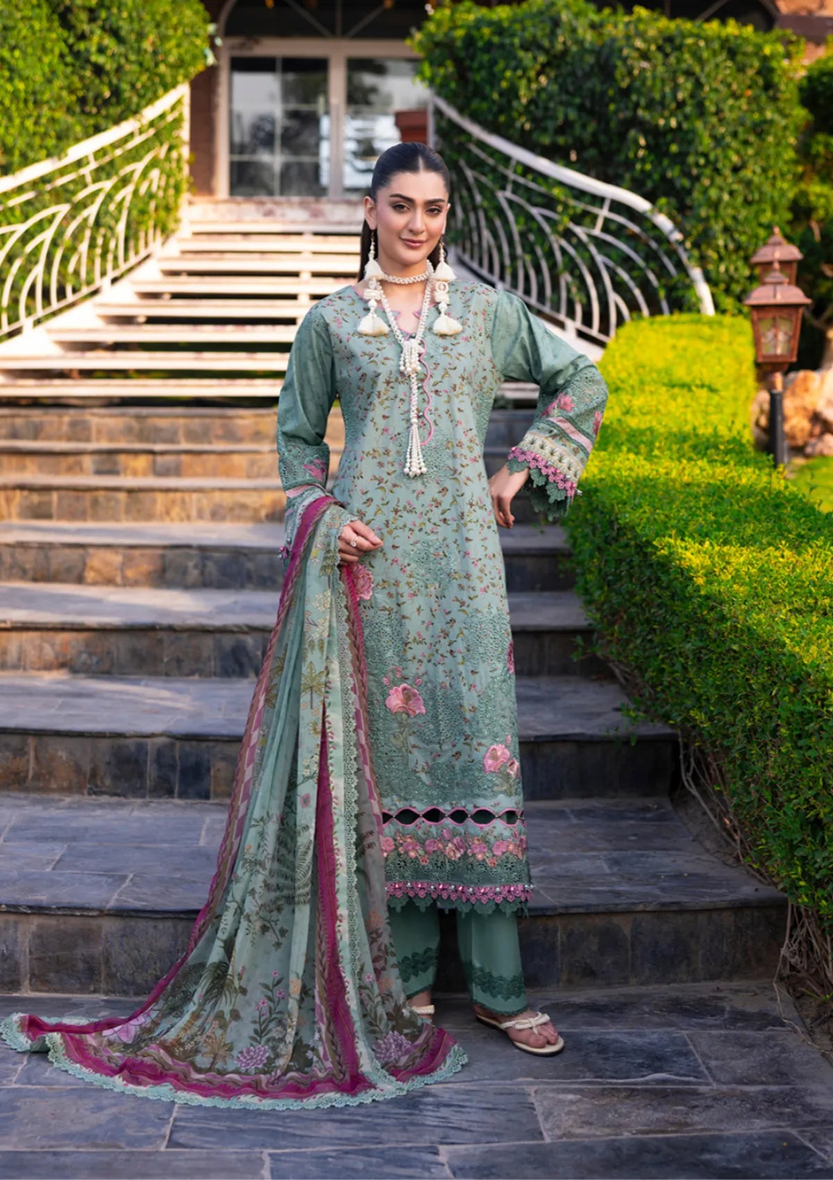 Eshaisha Printed & Emb Lawn Vol-3'26 EA-5598