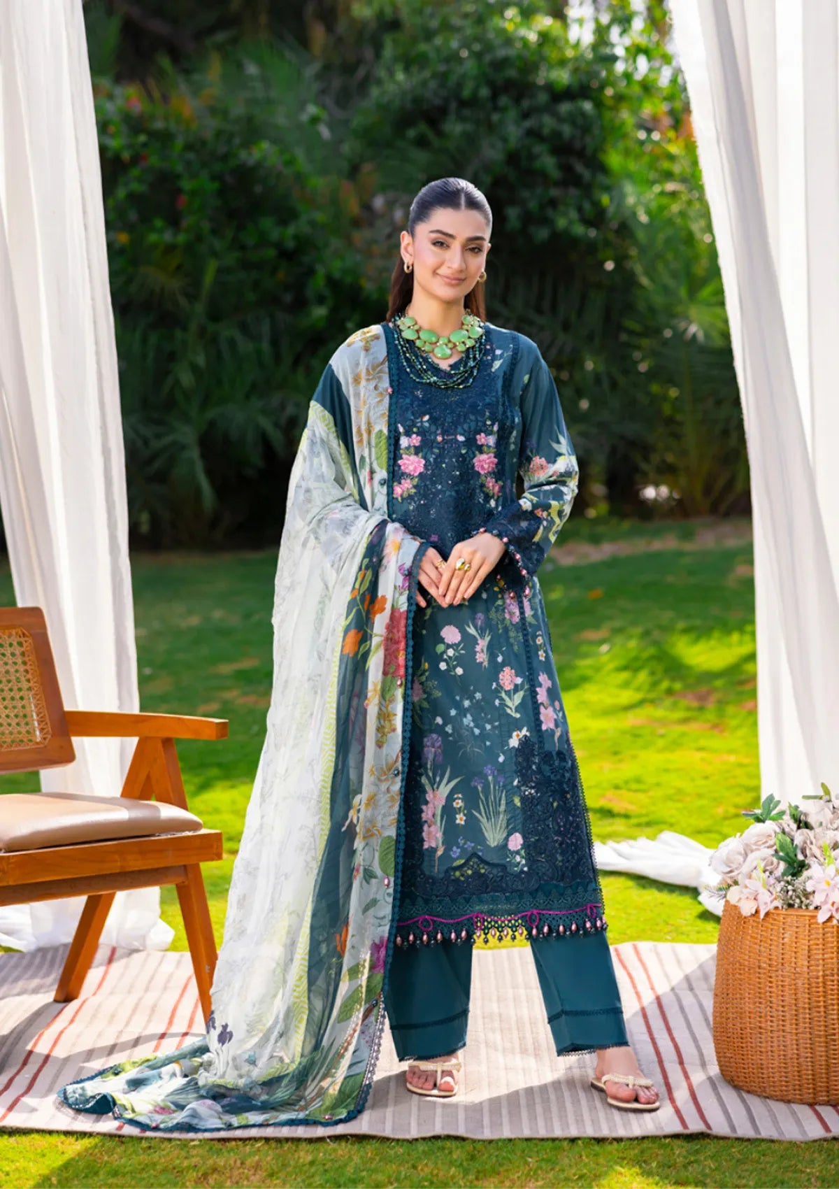 Eshaisha Printed & Emb Lawn Vol-3'26 EA-5601
