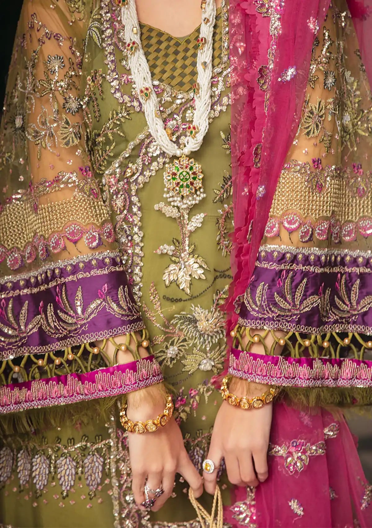 Republic Vive La Fete Wedding'21 D-05 Zinnia - Mohsin Saeed Fabrics