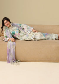 Hemline By Mushq Solail Pirnts'26 D-306 Vanilla Lush