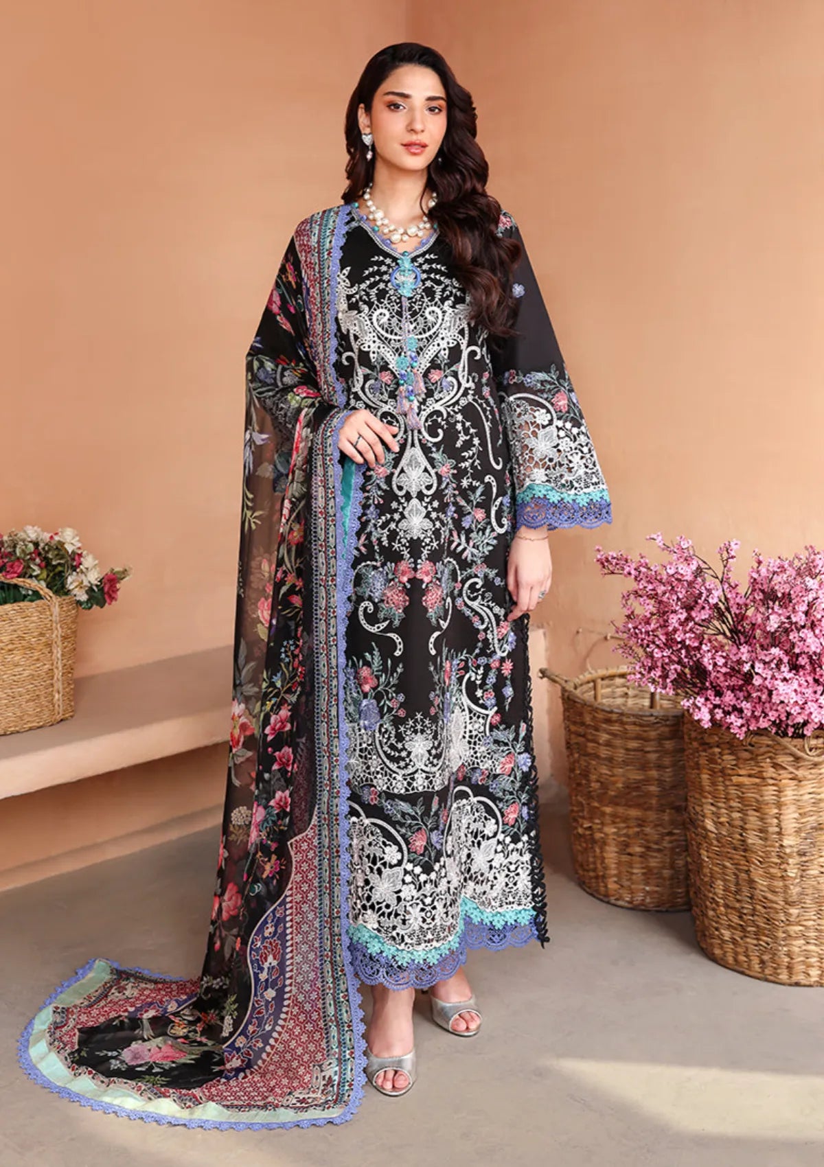 Roheenaz Summer Reverie Luxury Lawn'26 D-207 Virella