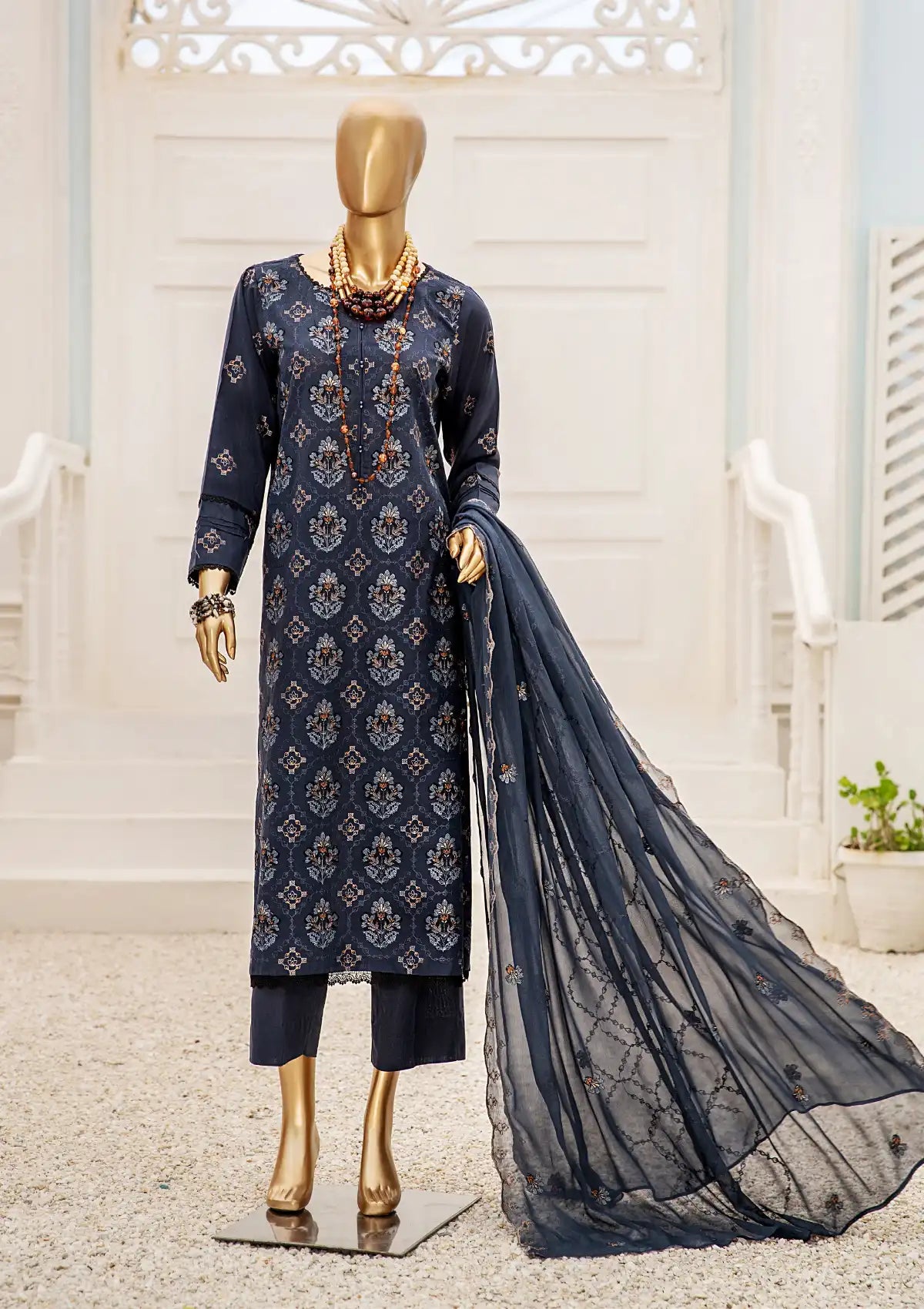 Dukhtar By KZ Lawn Karandi'24 Vol-01 D-05