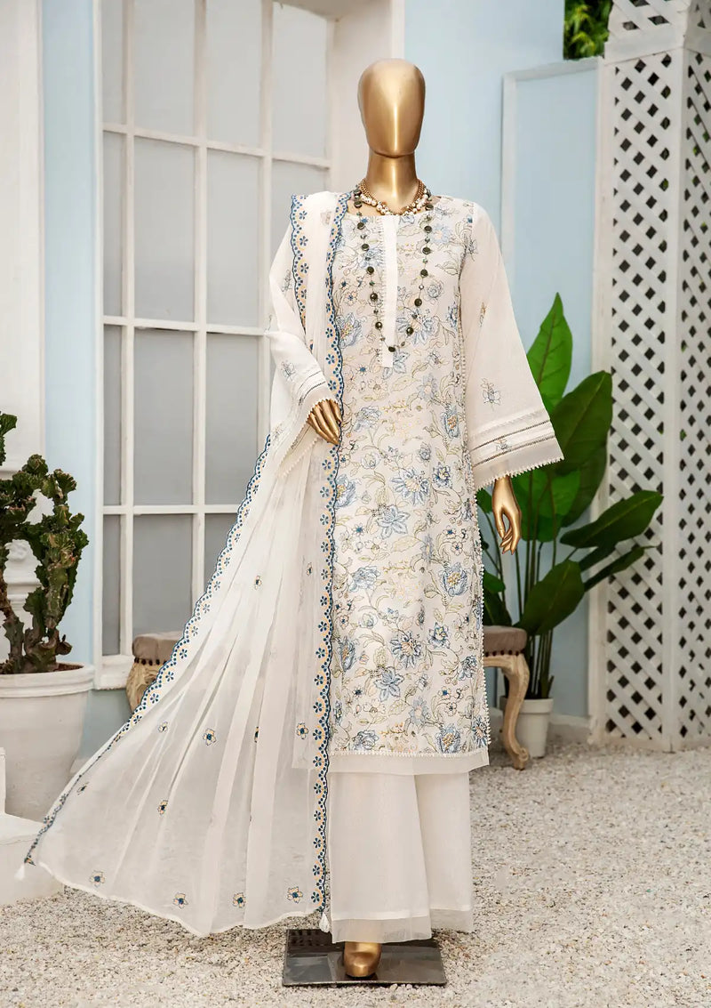 Dukhtar By KZ Lawn Karandi'24 Vol-02 D-04