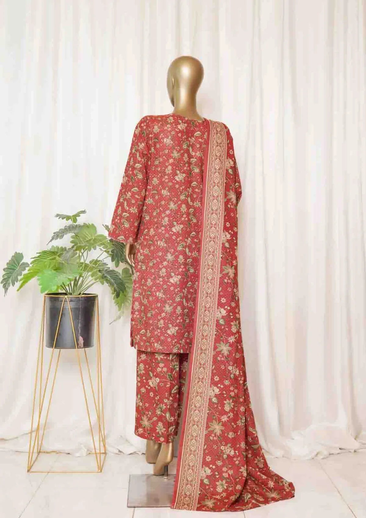 Bin Saeed Khaddar Printed'25 WK-097