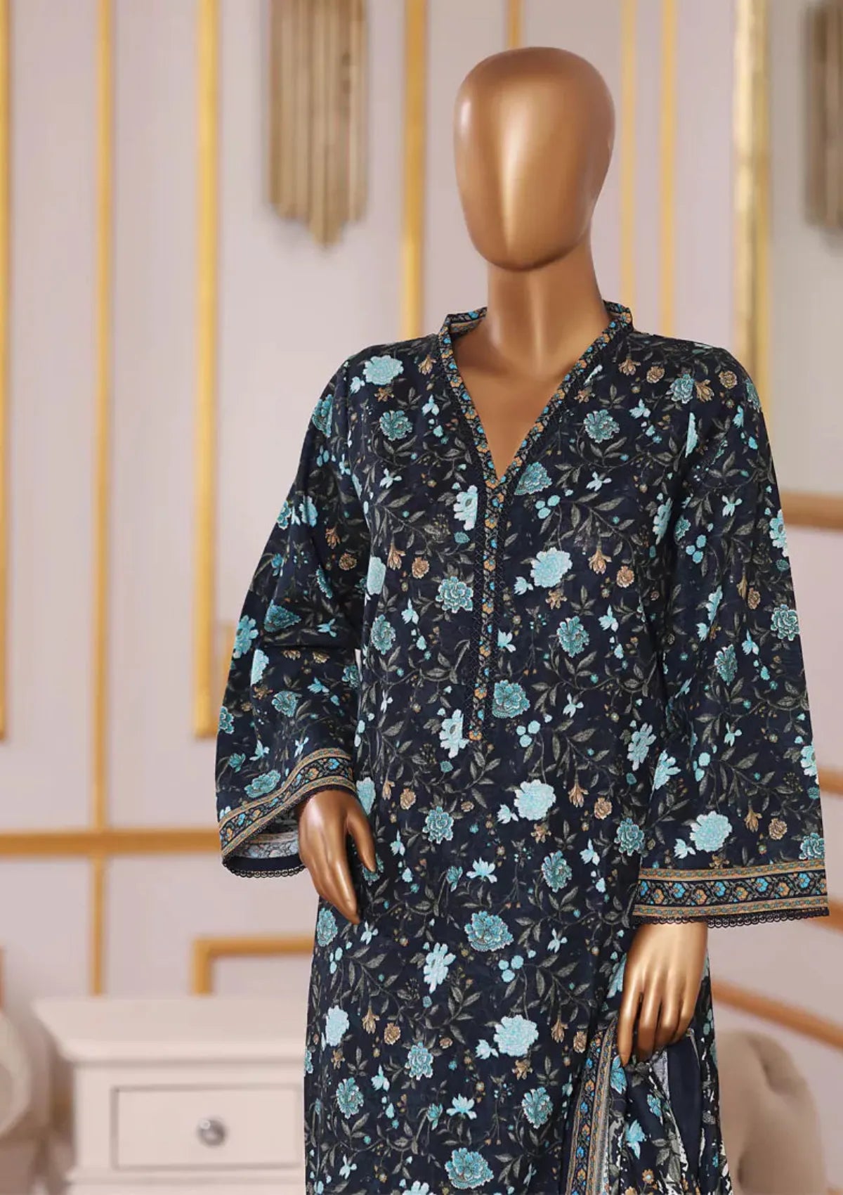 Bin Saeed Khaddar Printed'25 WK-25117