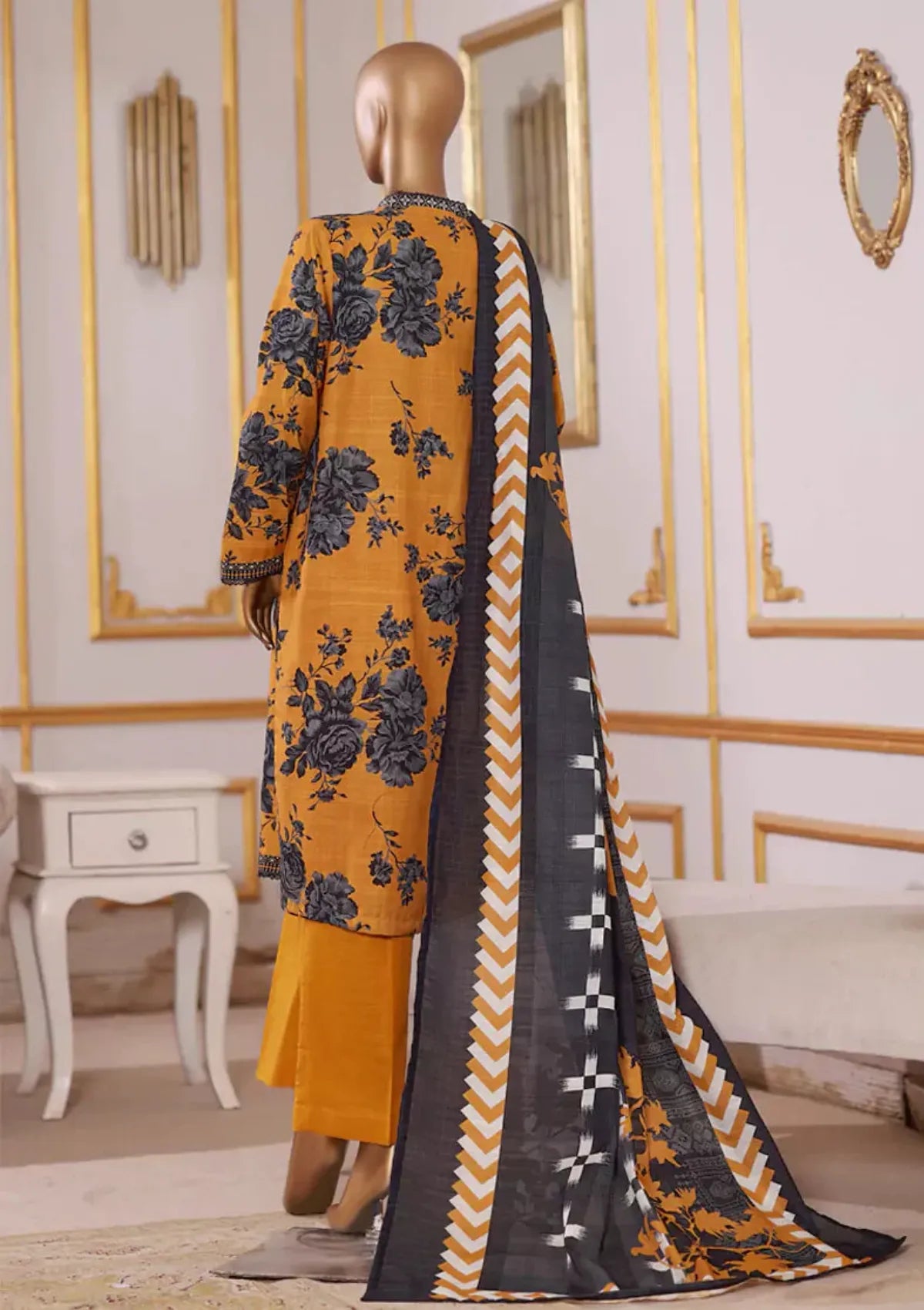 Bin Saeed Khaddar Printed'25 WK-2521