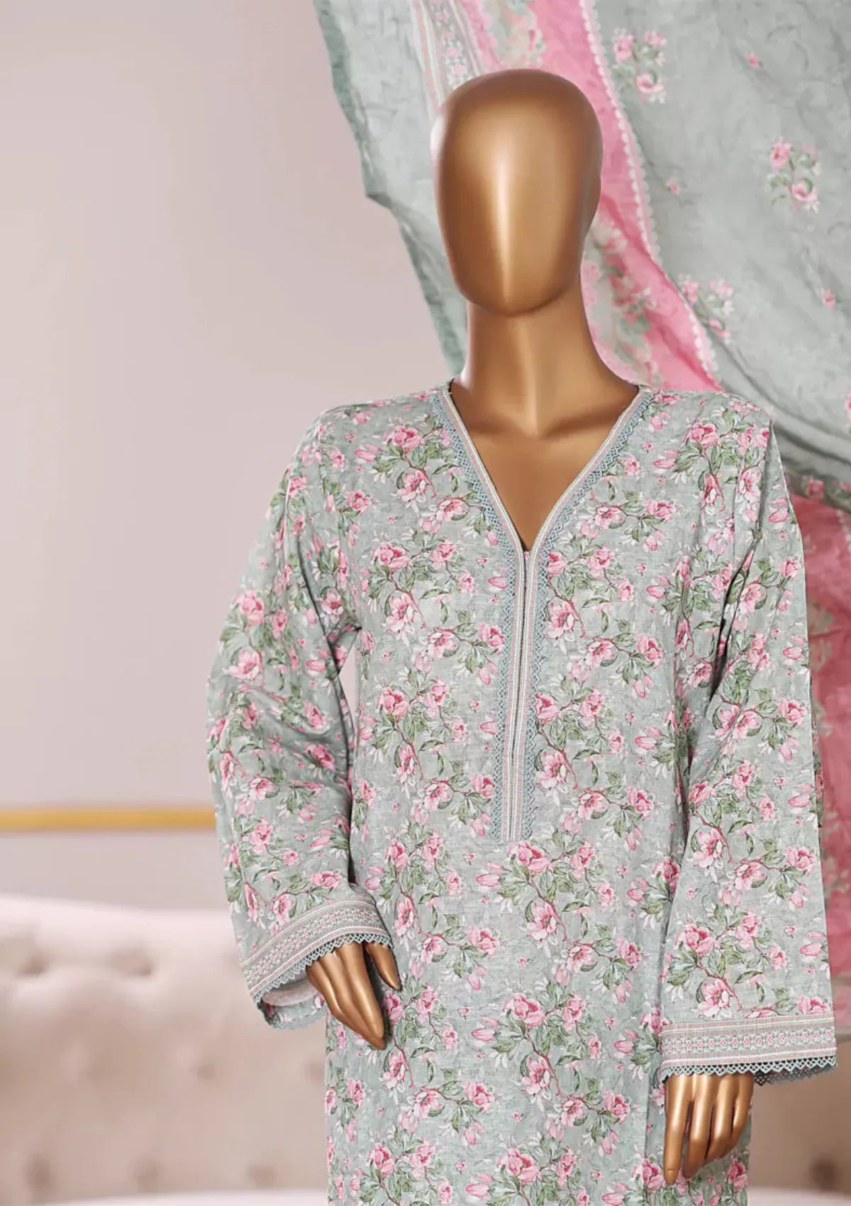 Bin Saeed Khaddar Printed'25 WK-2571