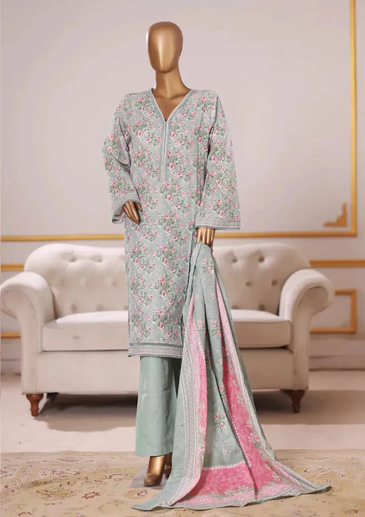 Bin Saeed Khaddar Printed'25 WK-2571