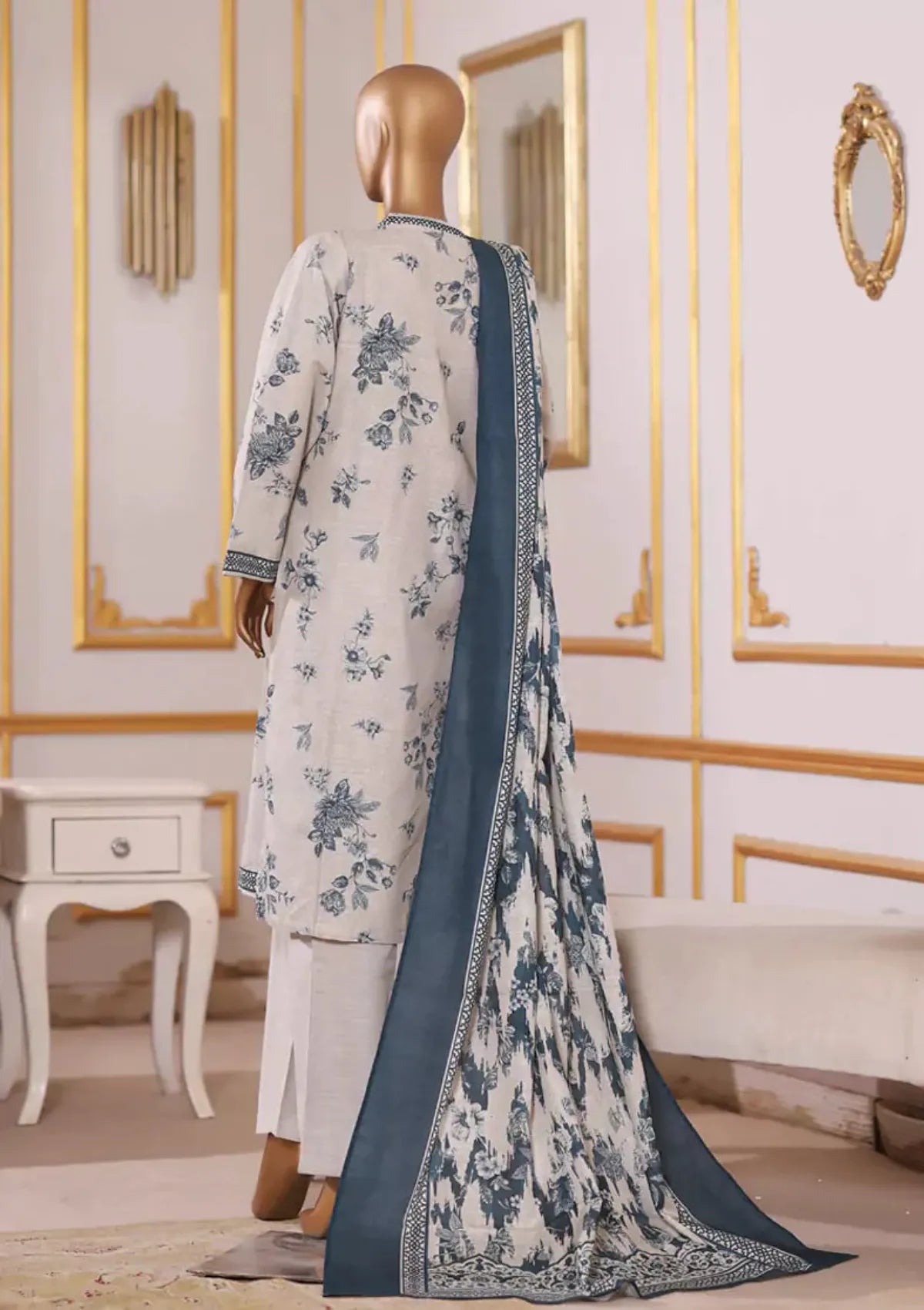 Bin Saeed Khaddar Printed'25 WK-2572