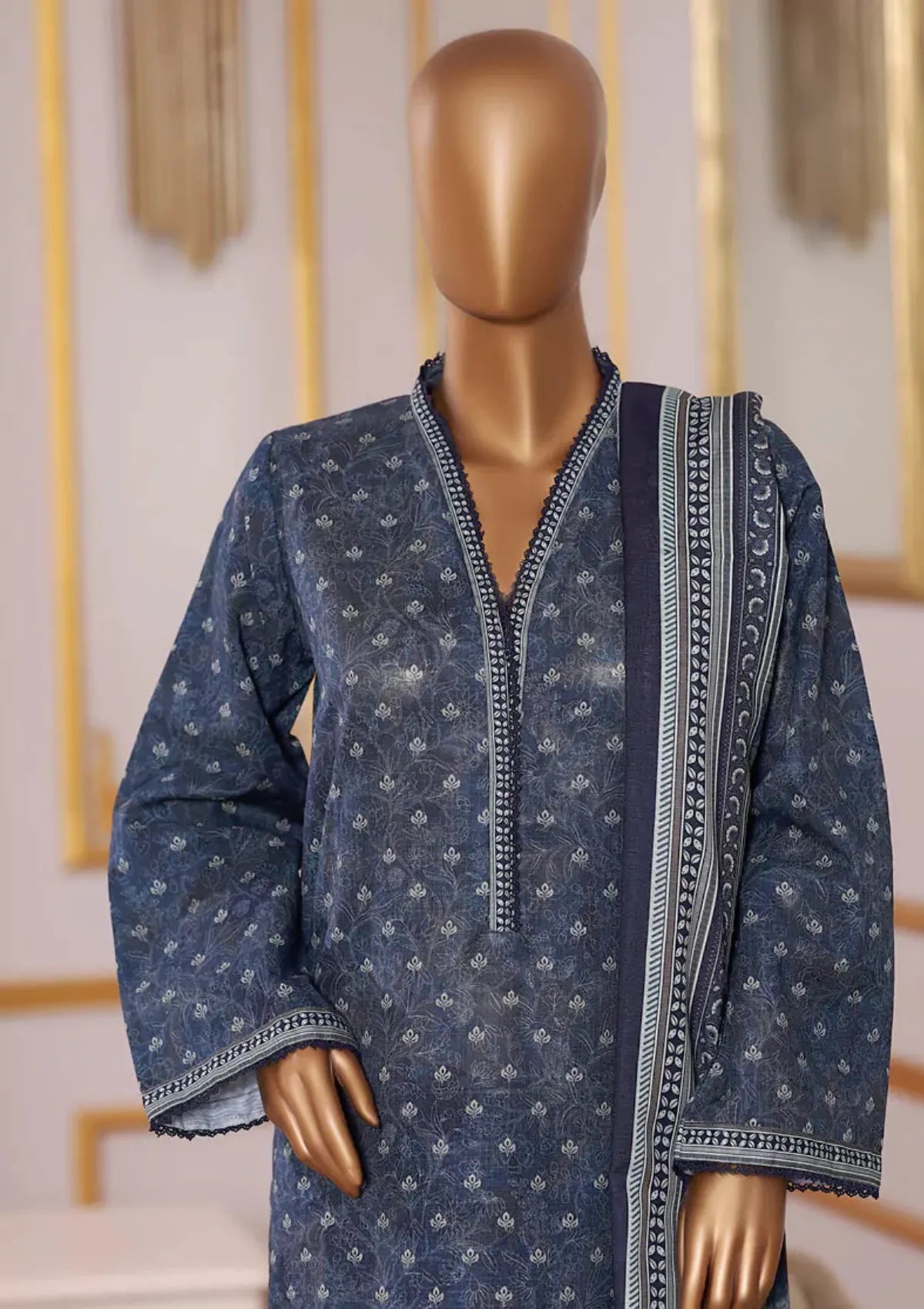 Bin Saeed Khaddar Printed'25 WK-2577