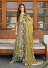 Asifa & Nabeel Plush Luxury Winter'26 WLXU-01 Olive Bloom