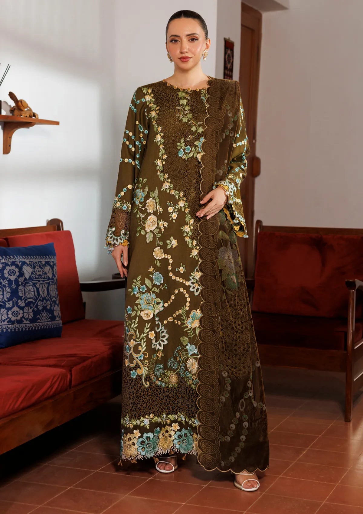 Asifa & Nabeel Plush Luxury Winter'26 WLXU-02 Hazel Hue