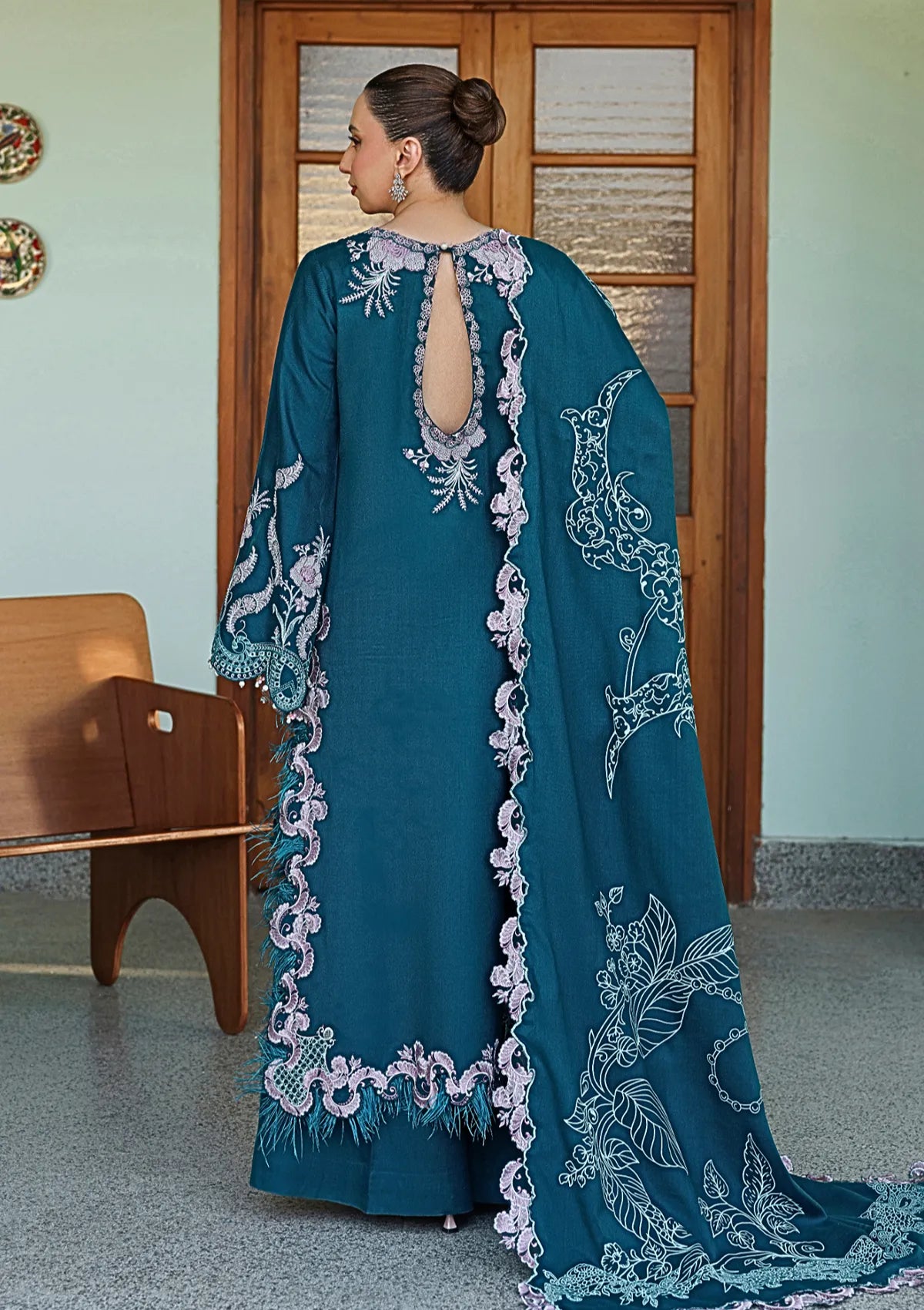 Asifa & Nabeel Plush Luxury Winter'26 WLXU-03 Secret Garden