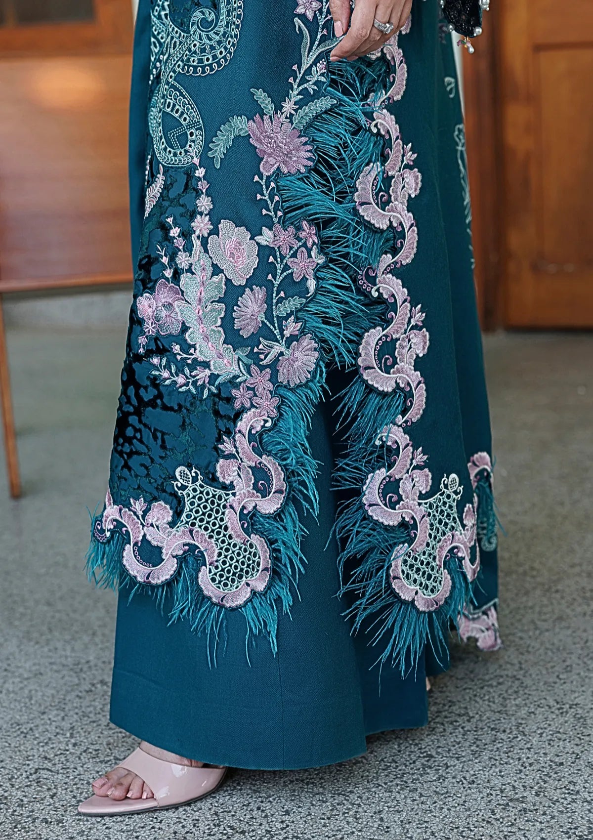Asifa & Nabeel Plush Luxury Winter'26 WLXU-03 Secret Garden