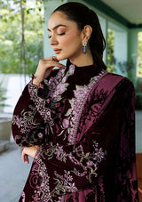 Asifa & Nabeel Plush Luxury Winter'26 WLXU-06 Wine Shine