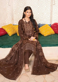Wafa By Riaz Arts Emb Dhanak'24 D-06