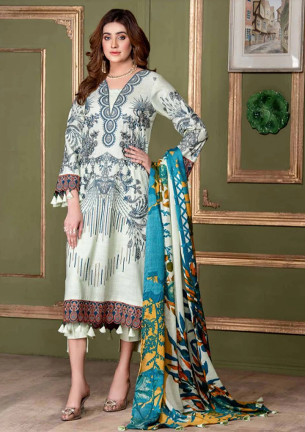 Wania By Wadwa'22 Vol-04 WP-331 - Mohsin Saeed Fabrics