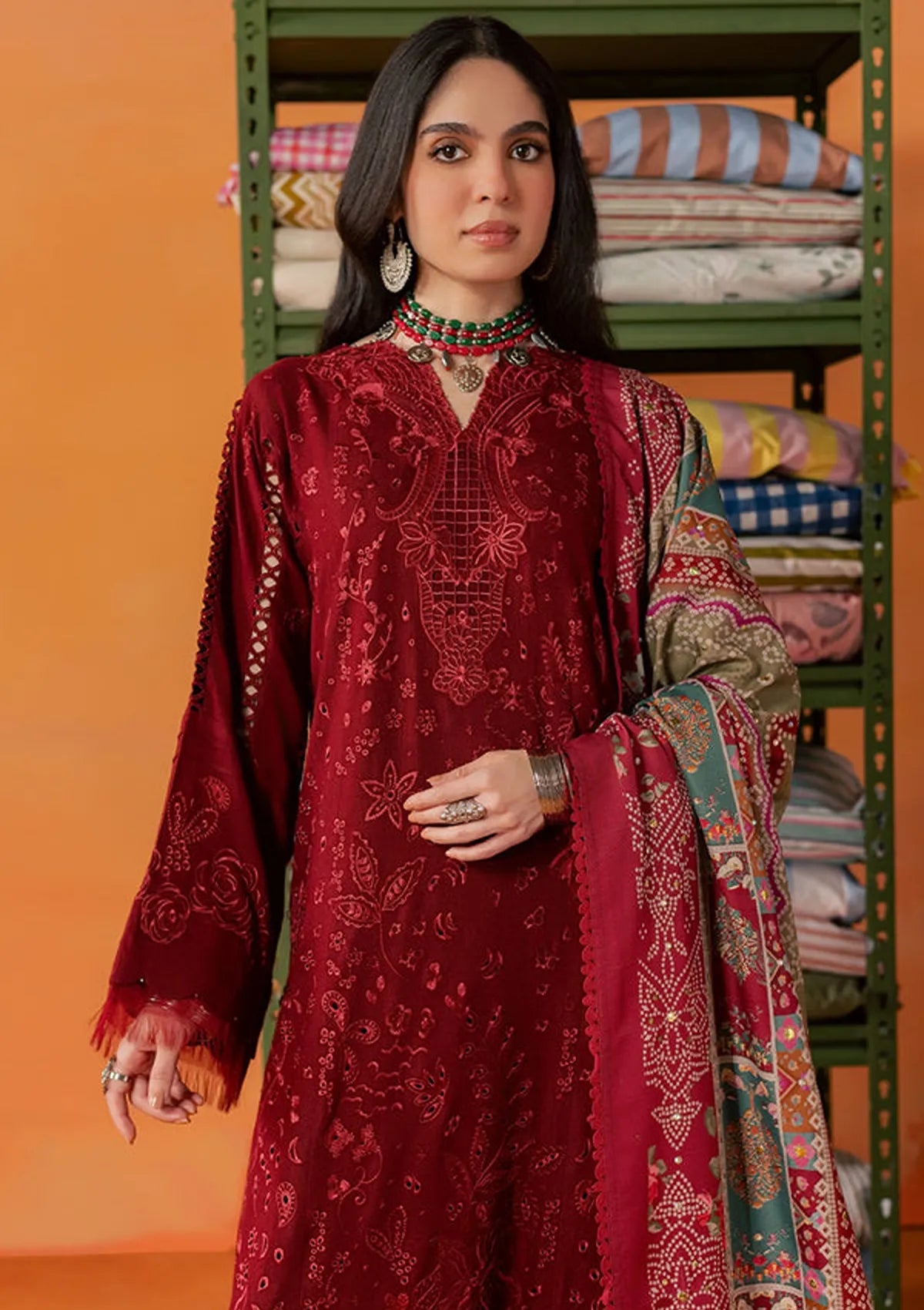Nureh Bazaar Peach Leather'26 NE-290