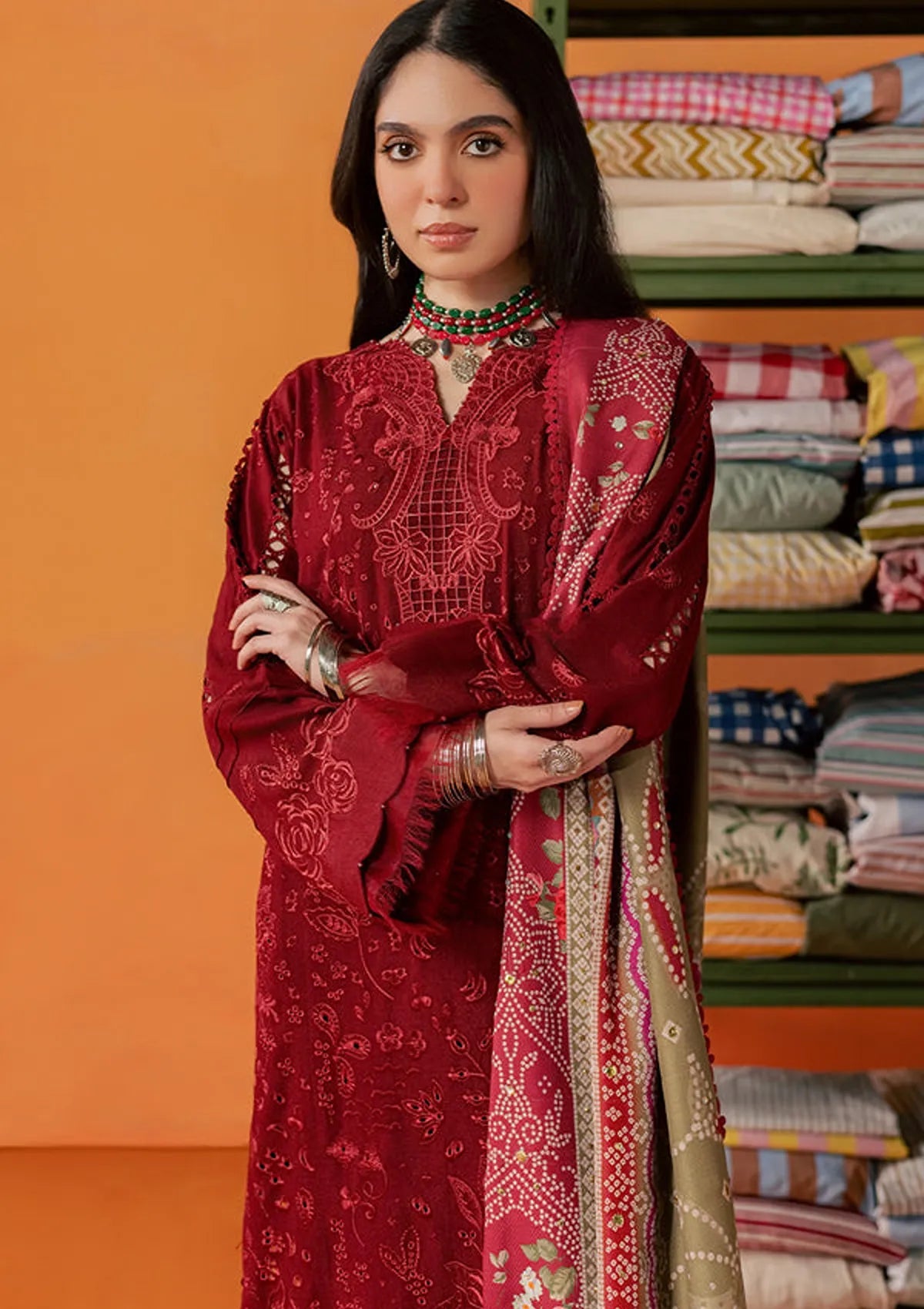 Nureh Bazaar Peach Leather'26 NE-290