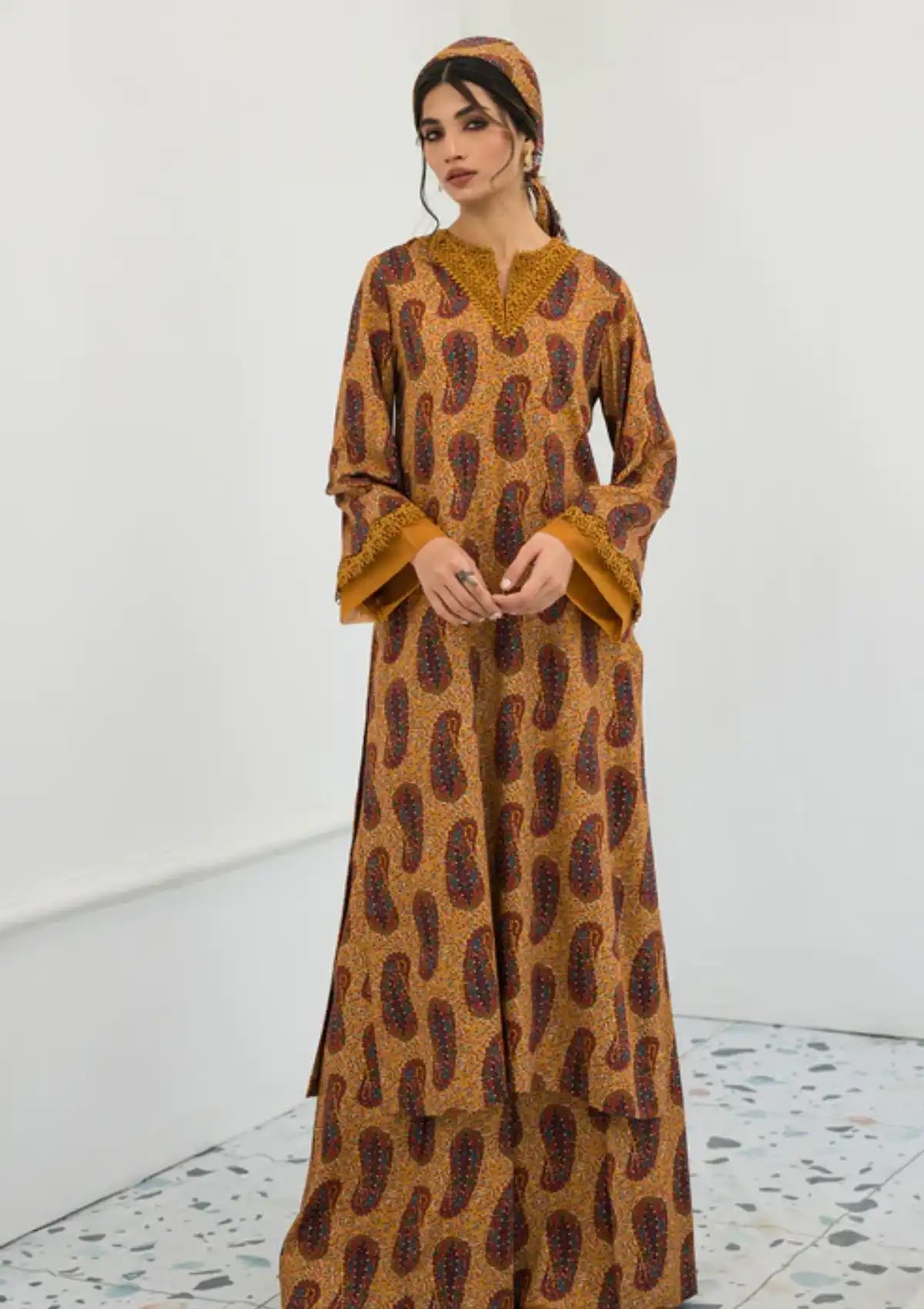 Jazmin Winter Unstitched'23 UWP-0032 - Mohsin Saeed Fabrics