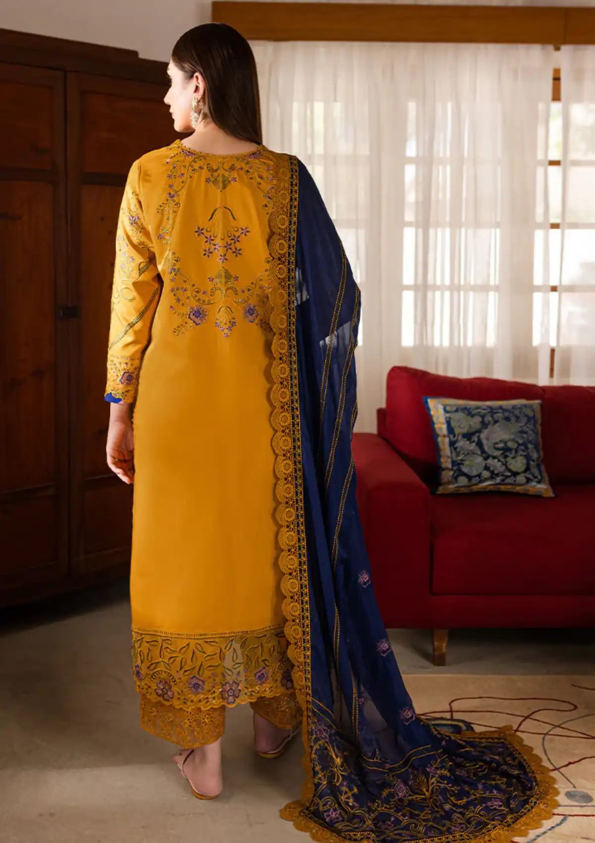 Marjjan Aangan Emb Viscose'24 PEV-19 A