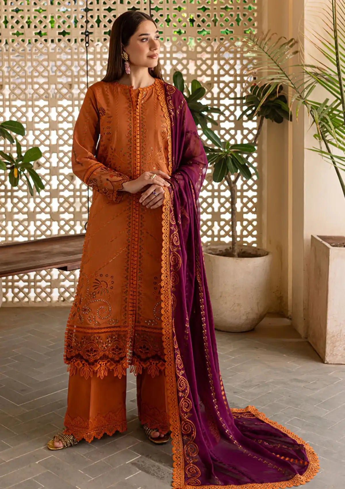 Marjjan Aangan Emb Viscose'24 PEV-23 B