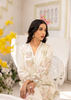 Clothere By Anam Eid Fete'24 D-01 OFF White - Mohsin Saeed Fabrics