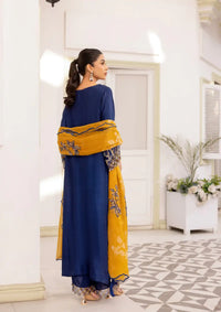 Clothere By Anam Eid Fete'24 D-03 Blue - Mohsin Saeed Fabrics