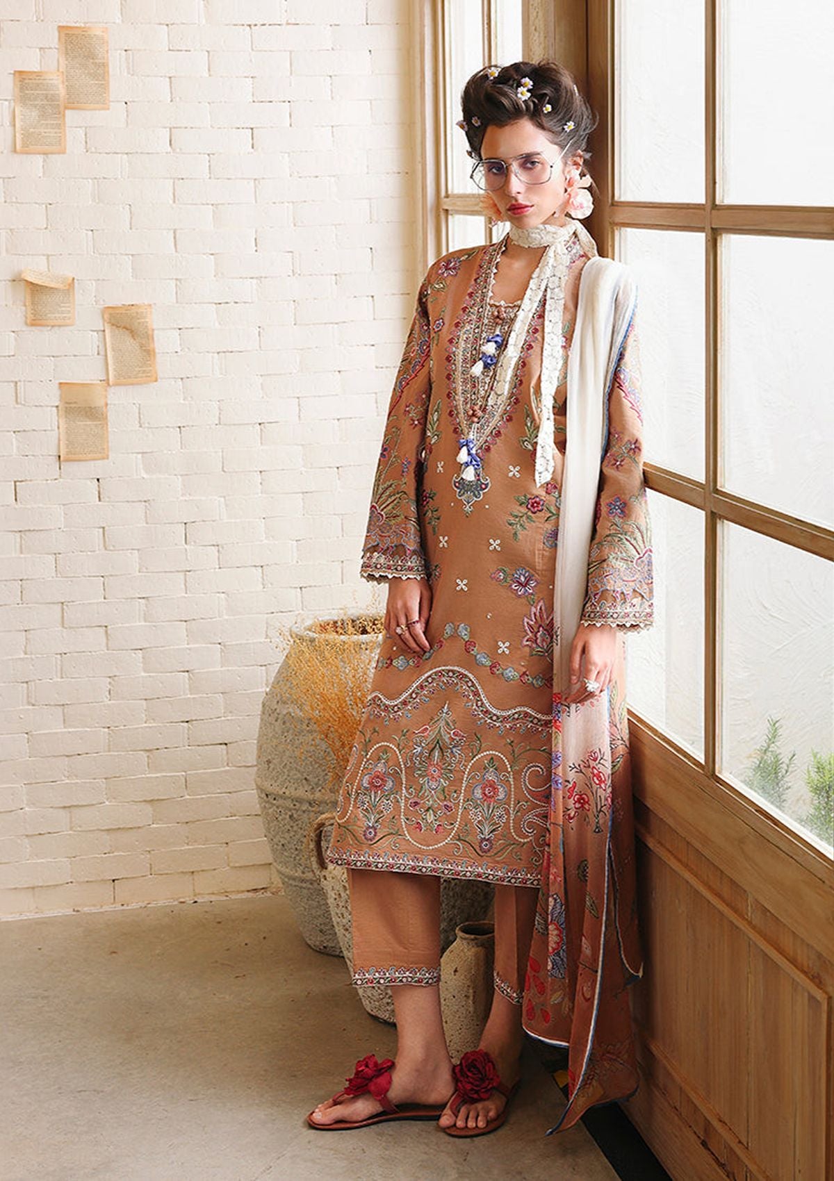 Mushq Hemline The Secret Garden Lawn'26 D-08 Wild Bloom