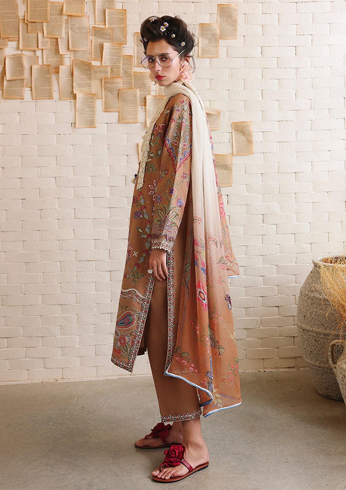 Mushq Hemline The Secret Garden Lawn'26 D-08 Wild Bloom