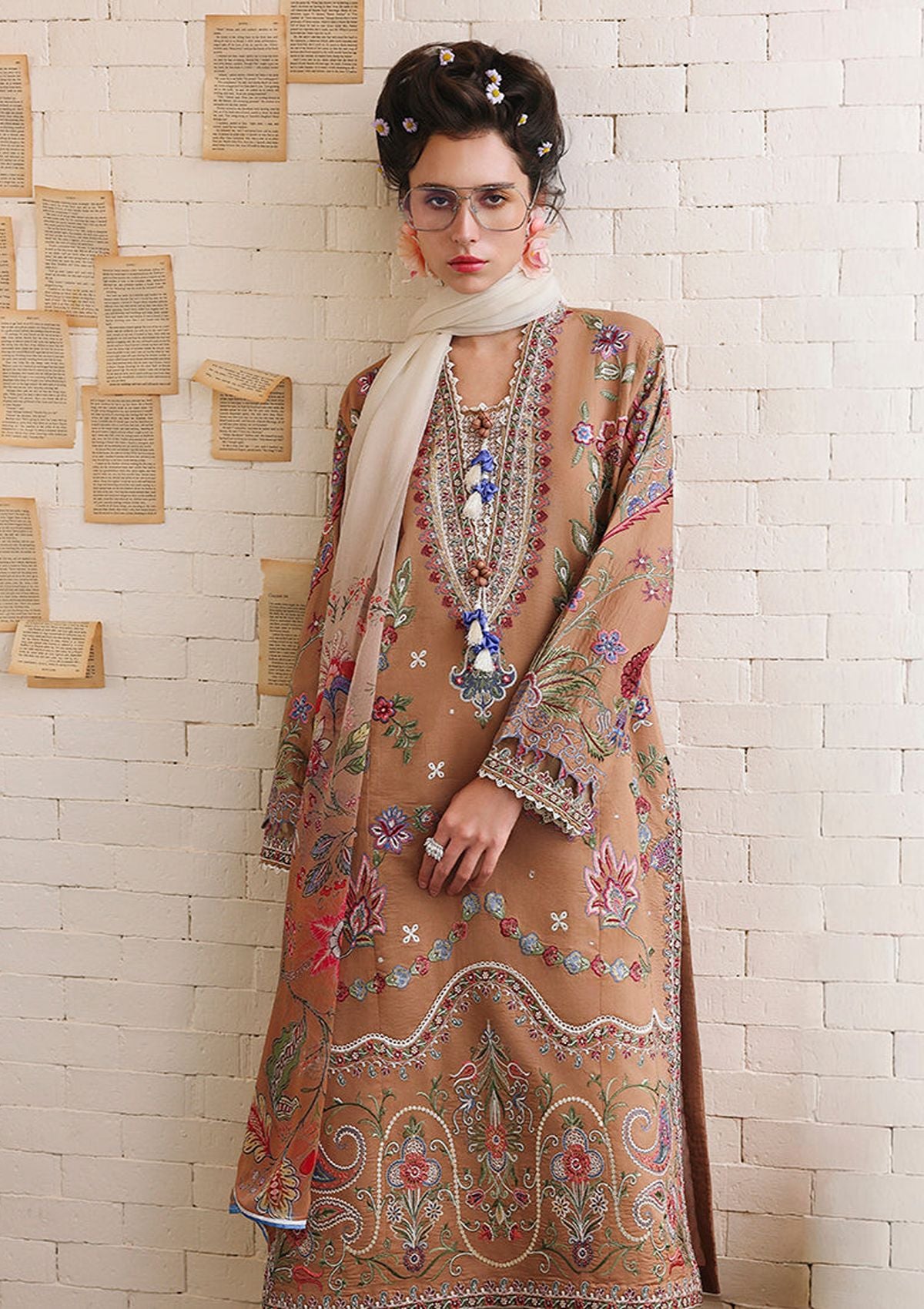 Mushq Hemline The Secret Garden Lawn'26 D-08 Wild Bloom