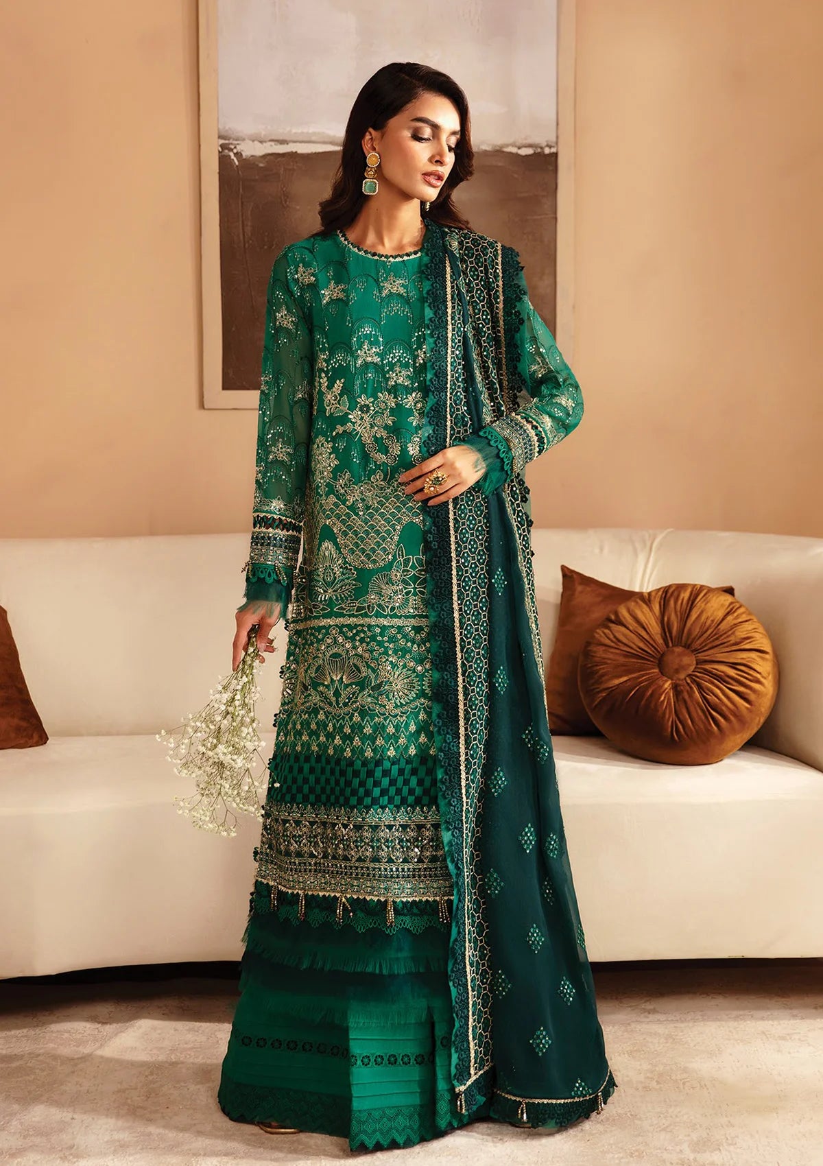Xenia Raahi Luxury Chiffon'24 D-03 MIRAI