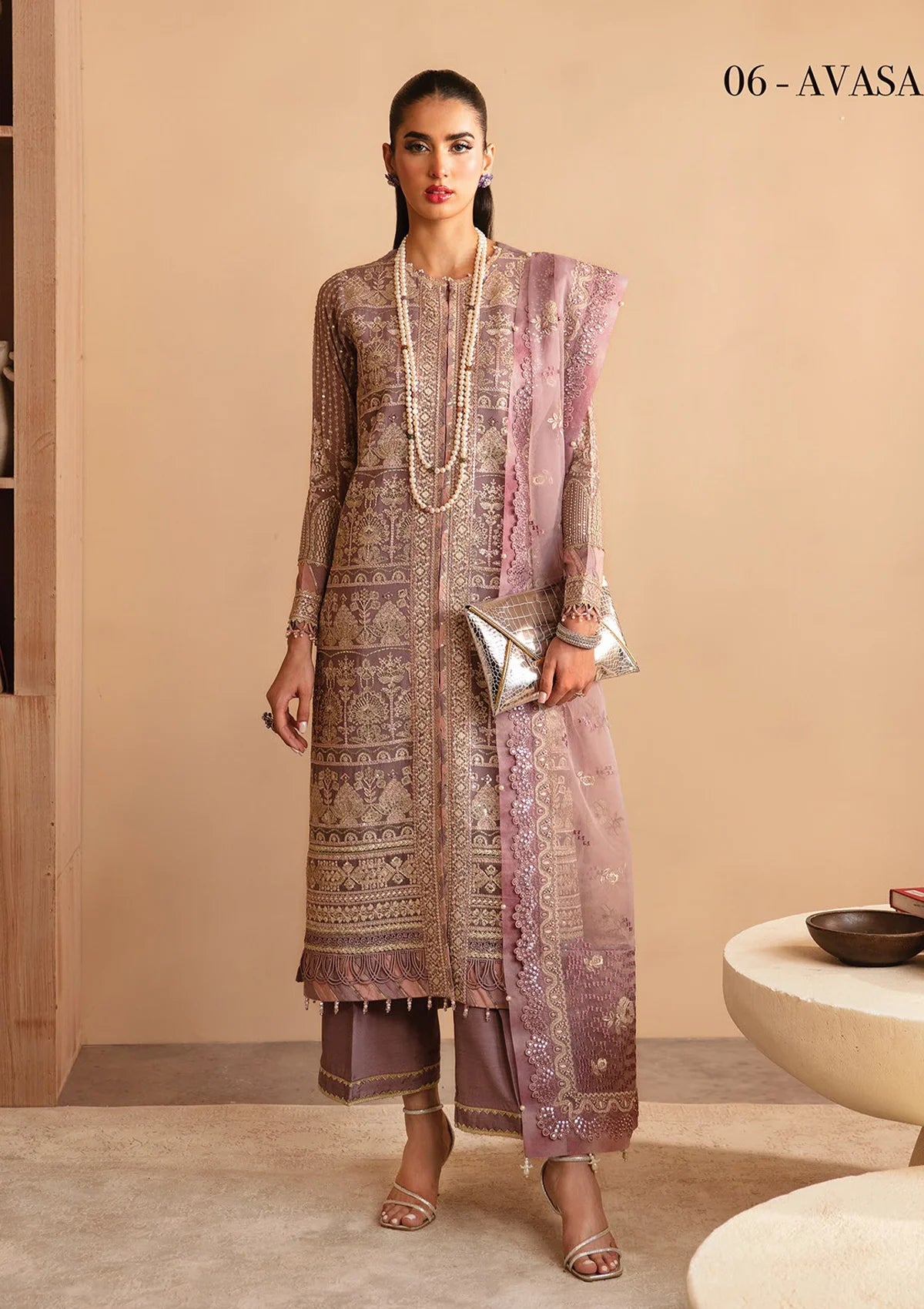 Xenia Raahi Luxury Chiffon'24 D-06 AVASA