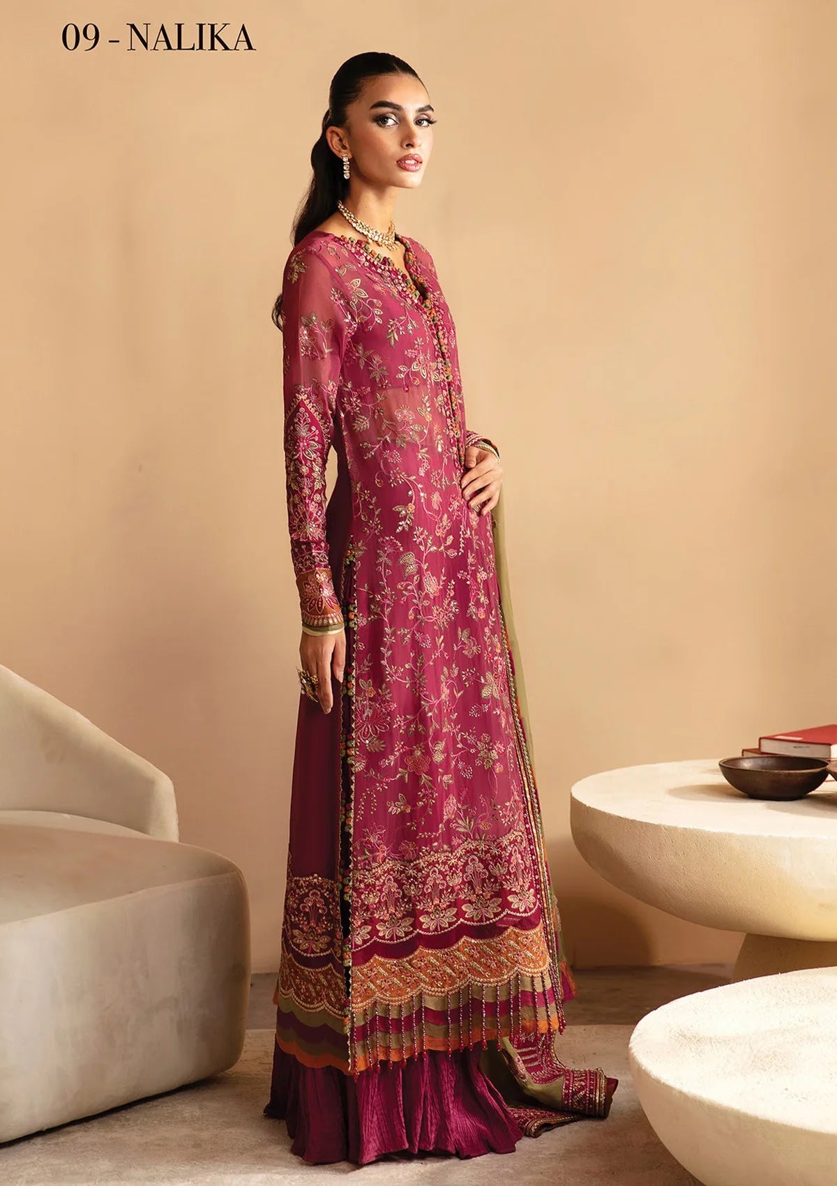 Xenia Raahi Luxury Chiffon'24 D-09 NALIKA