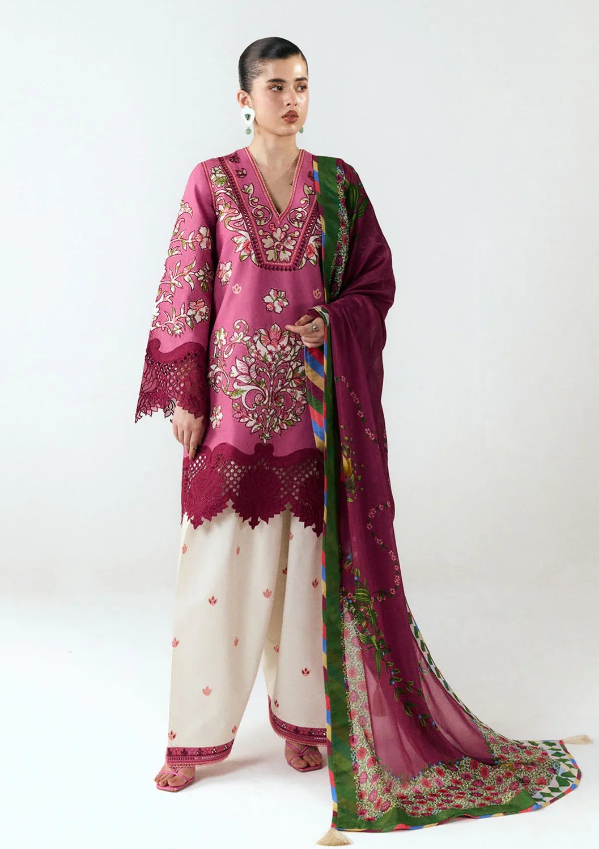 Jugnu Eid Emb Cotton'26 D-07 YAWI