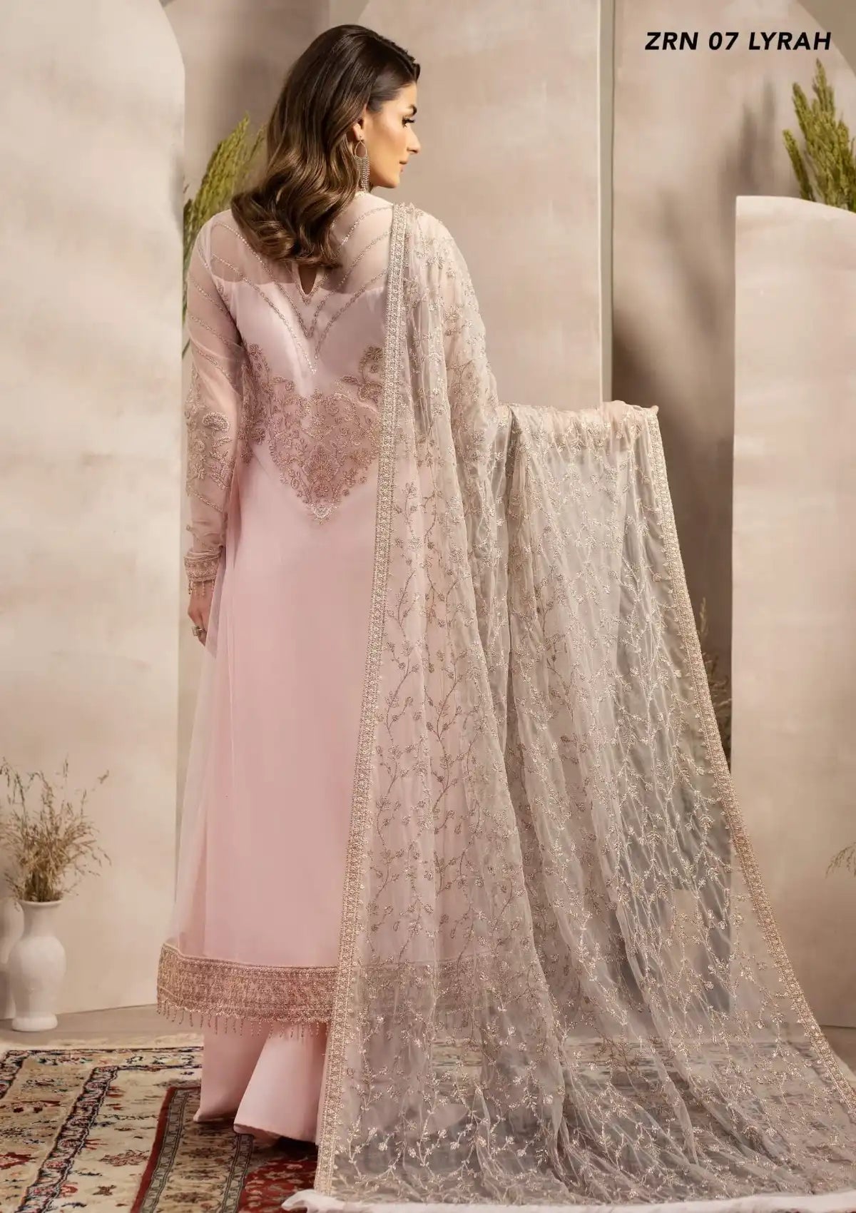 Zarif Naqsh Festive Formal'23 ZRN-07 LYRAH - Mohsin Saeed Fabrics