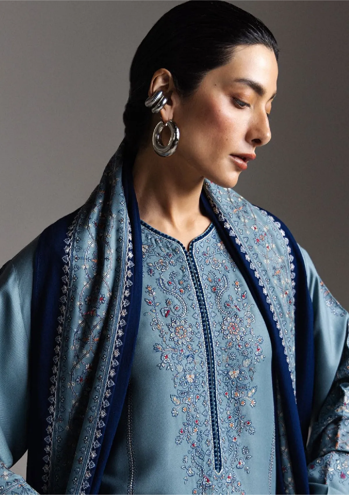 Zara Shahjahan Saraab Winter'26 -FIROZA